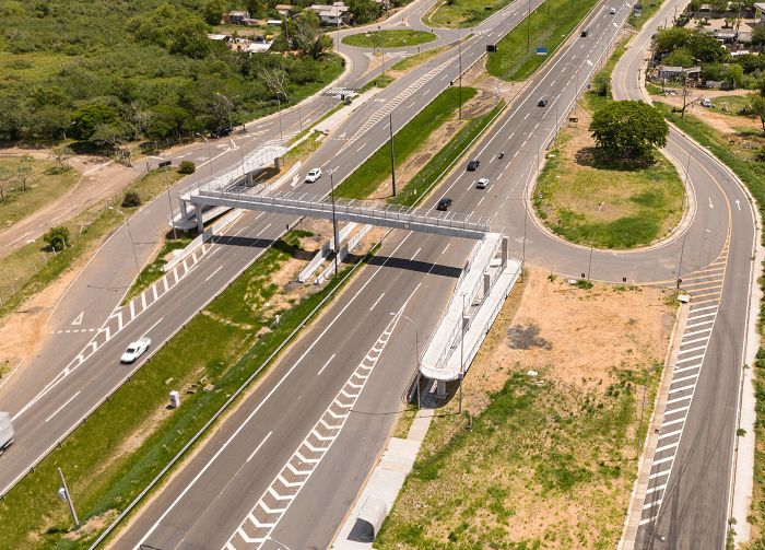 A CCR ViaSul concluiu as obras nas últimas três novas passarelas previstas para a Freeway, localizadas em Gravataí e Porto Alegre.
